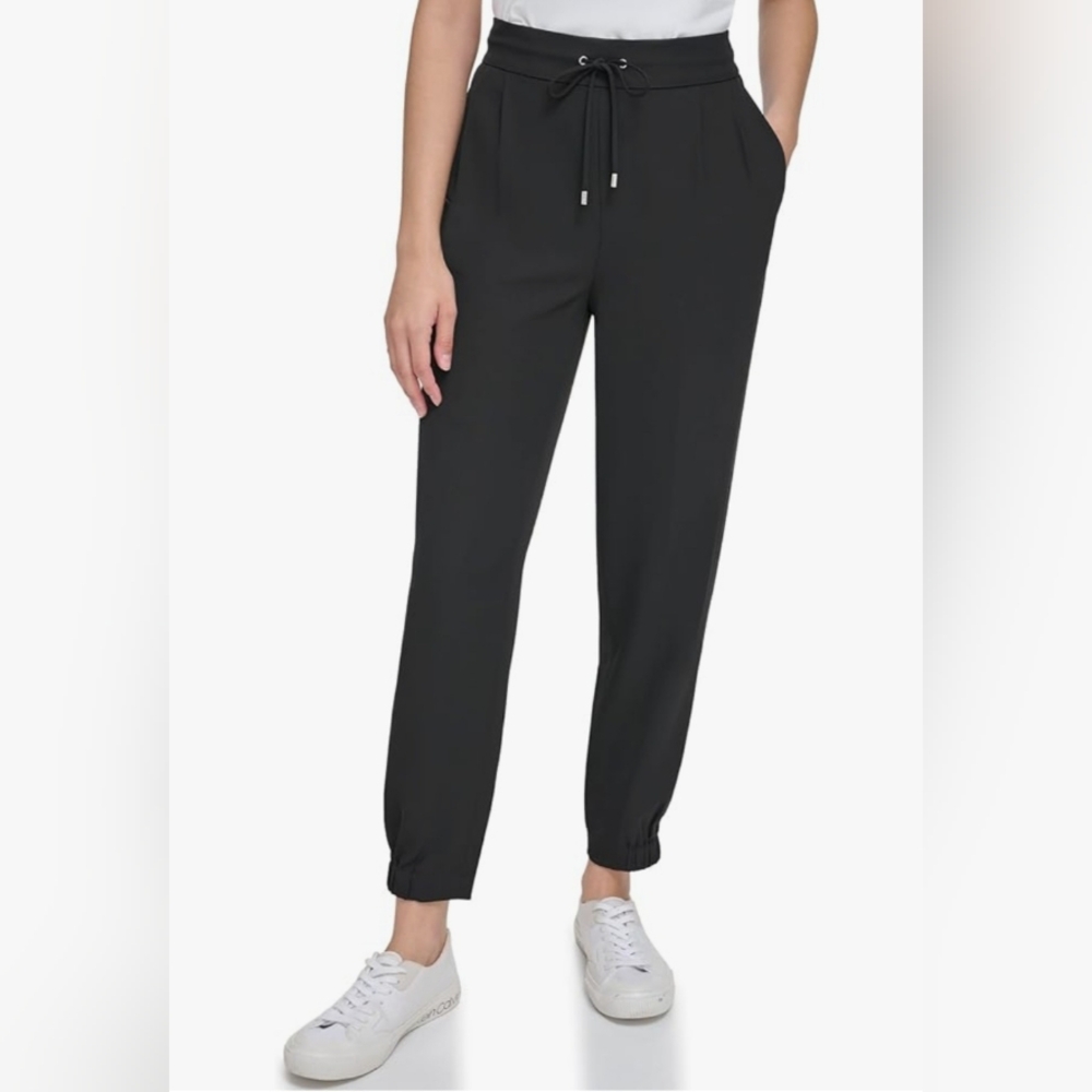 Calvin Klein Women's Pull on Drawstring Pant - Picture 3 of 4